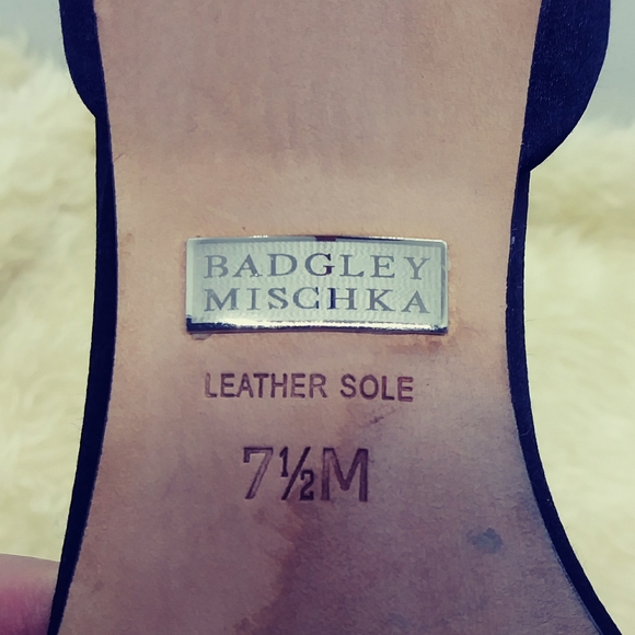 Bagley Mischka D'Orsay Peep Toe size 7.5 - Picture 5 of 8